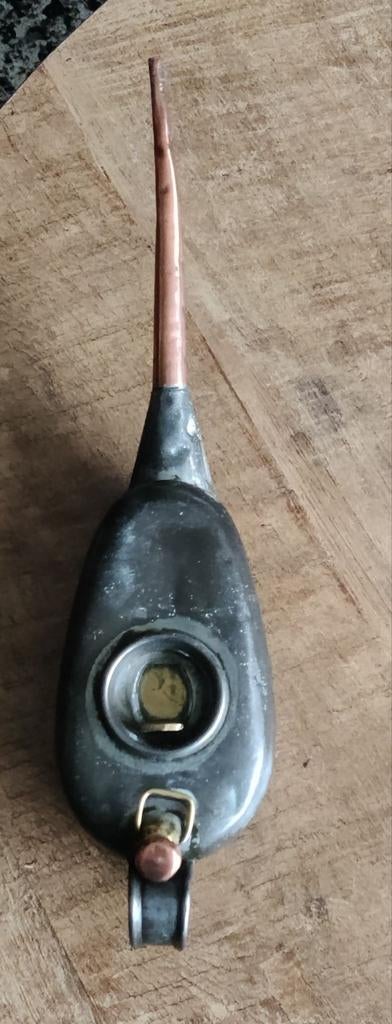 Antieke oliekan met koperen tuit, Ophalen of Verzenden