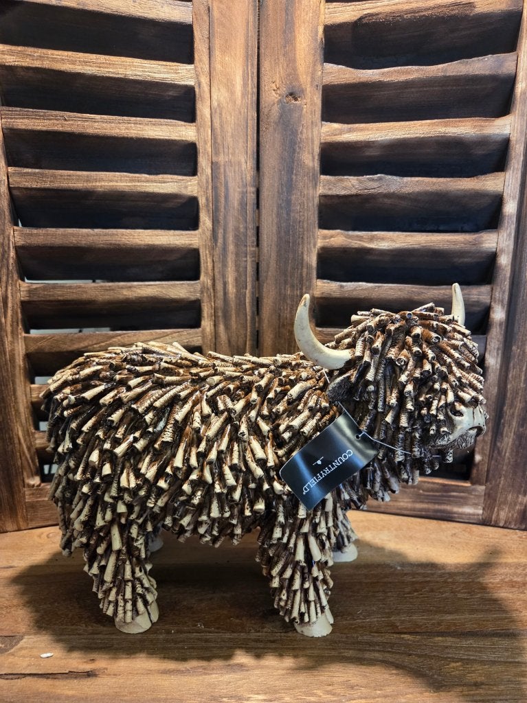 Countryfield Bizon Dorkas - L - bruin - 29.5x14x22cm, Huis en Inrichting, Woonaccessoires | Overige, Nieuw, Overige materialen