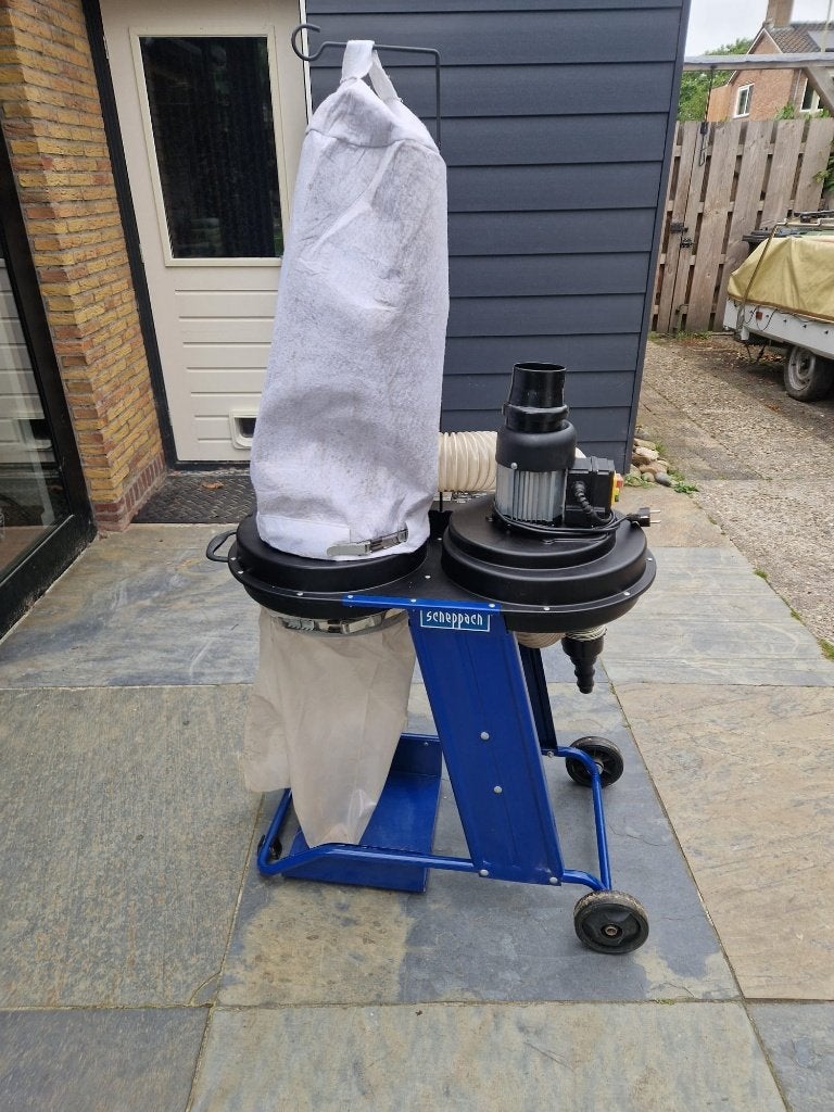 Scheppach HD12 Spaanafzuiger / Afzuiginstallatie (550W), Ophalen, Zo goed als nieuw, Afzuiger