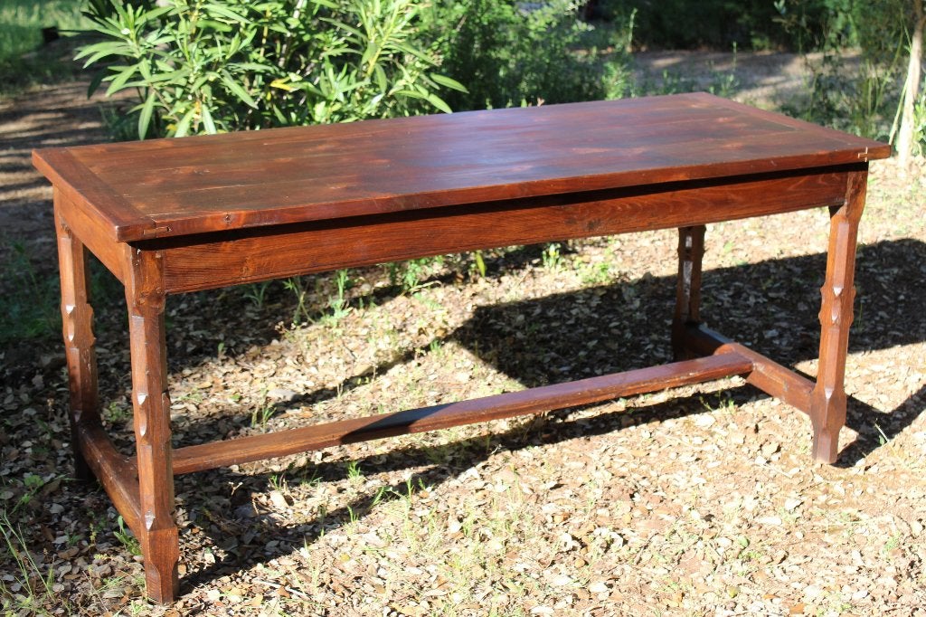 Brocante - Fraaie oude eettafel / Kloostertafel!, Ophalen, Hout, Gebruikt, Landelijk