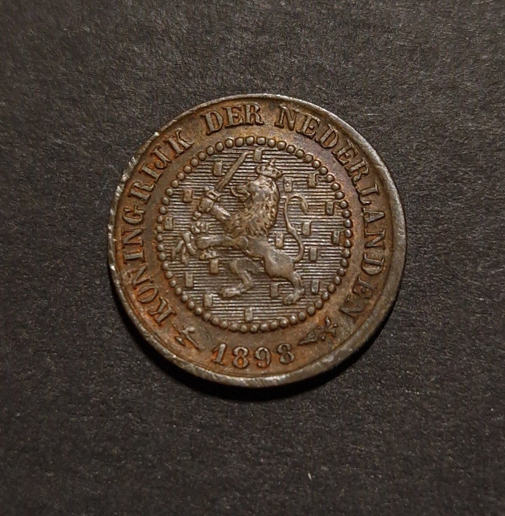 1/2 cent 1898, Verzenden, Koningin Wilhelmina, Overige waardes, Losse munt