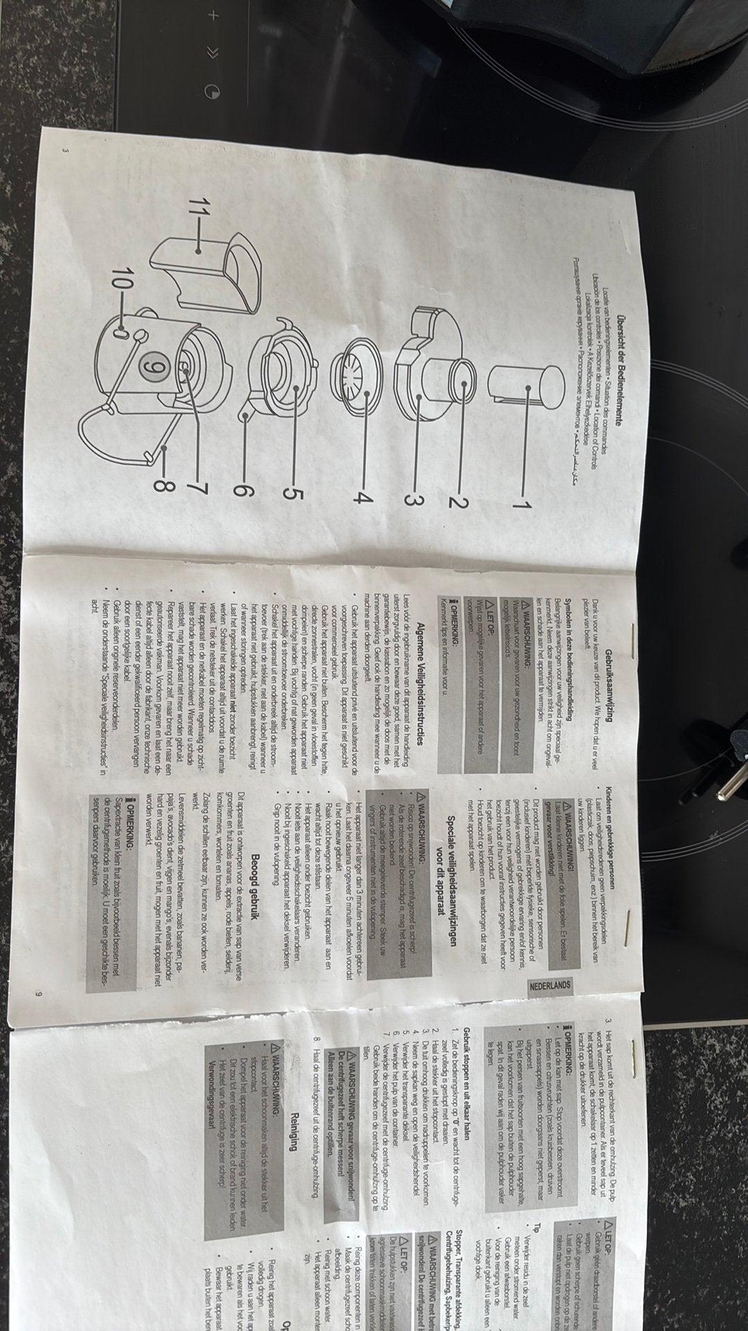 Clatronic AE 3465, Ophalen of Verzenden, Zo goed als nieuw, Elektrisch, Sapcentrifuge