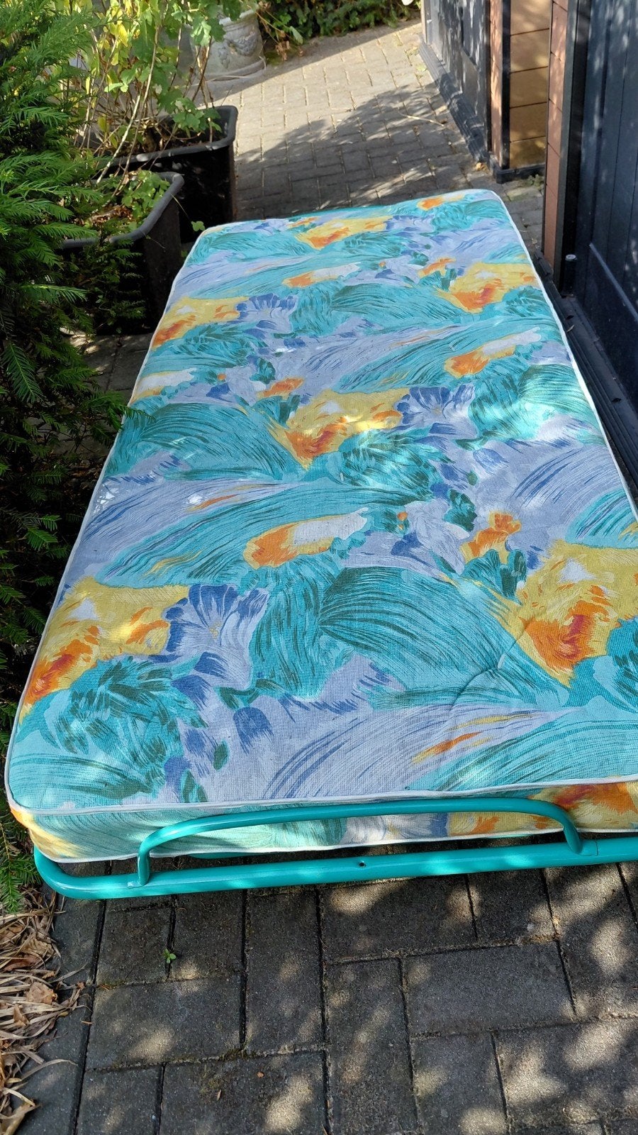 Opklapbed met lattenbodem en matras, Ophalen of Verzenden