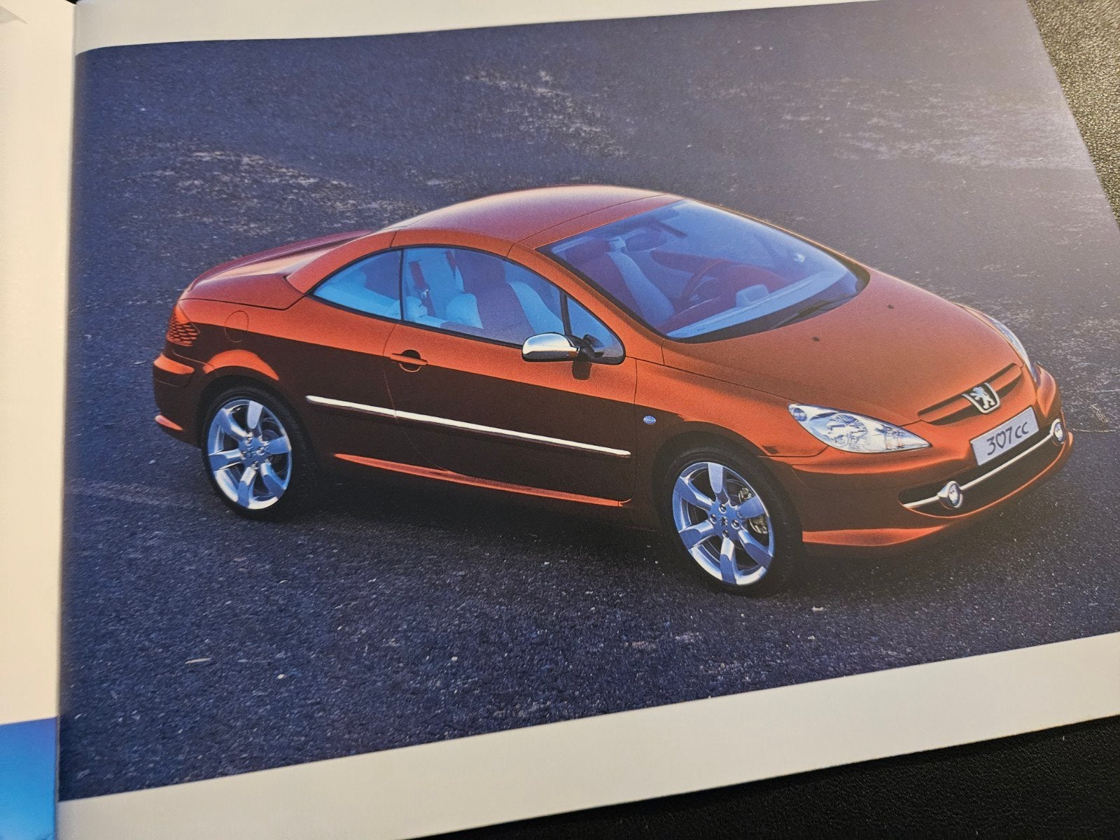 Brochure pers Peugeot 307 CC 2002, Ophalen of Verzenden, Zo goed als nieuw, Peugeot