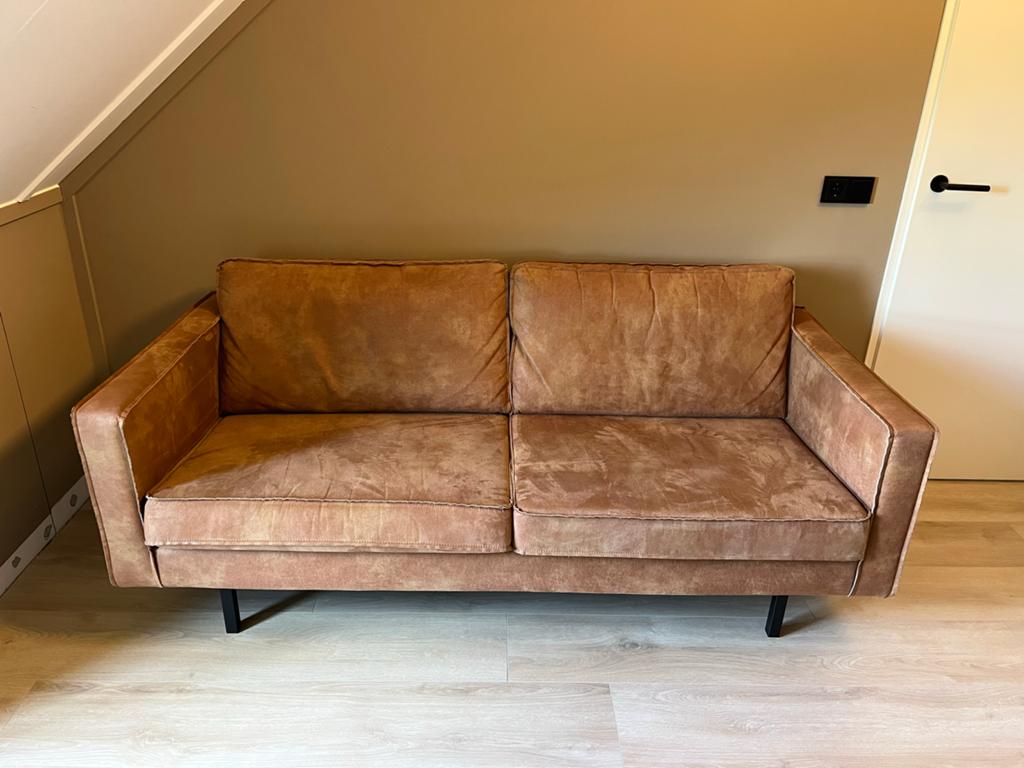 BePureHome Rodeo Bank 2,5-zits Cognac, Ophalen, Gebruikt, 150 tot 200 cm, Driepersoons