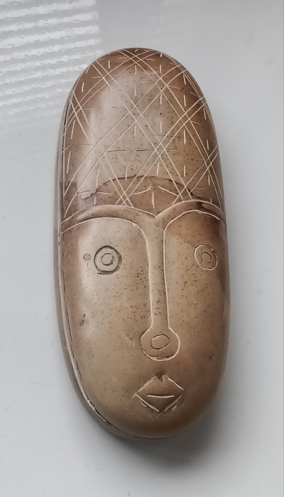 Zeepsteen pin doosje., Antiek en Kunst, Ophalen of Verzenden