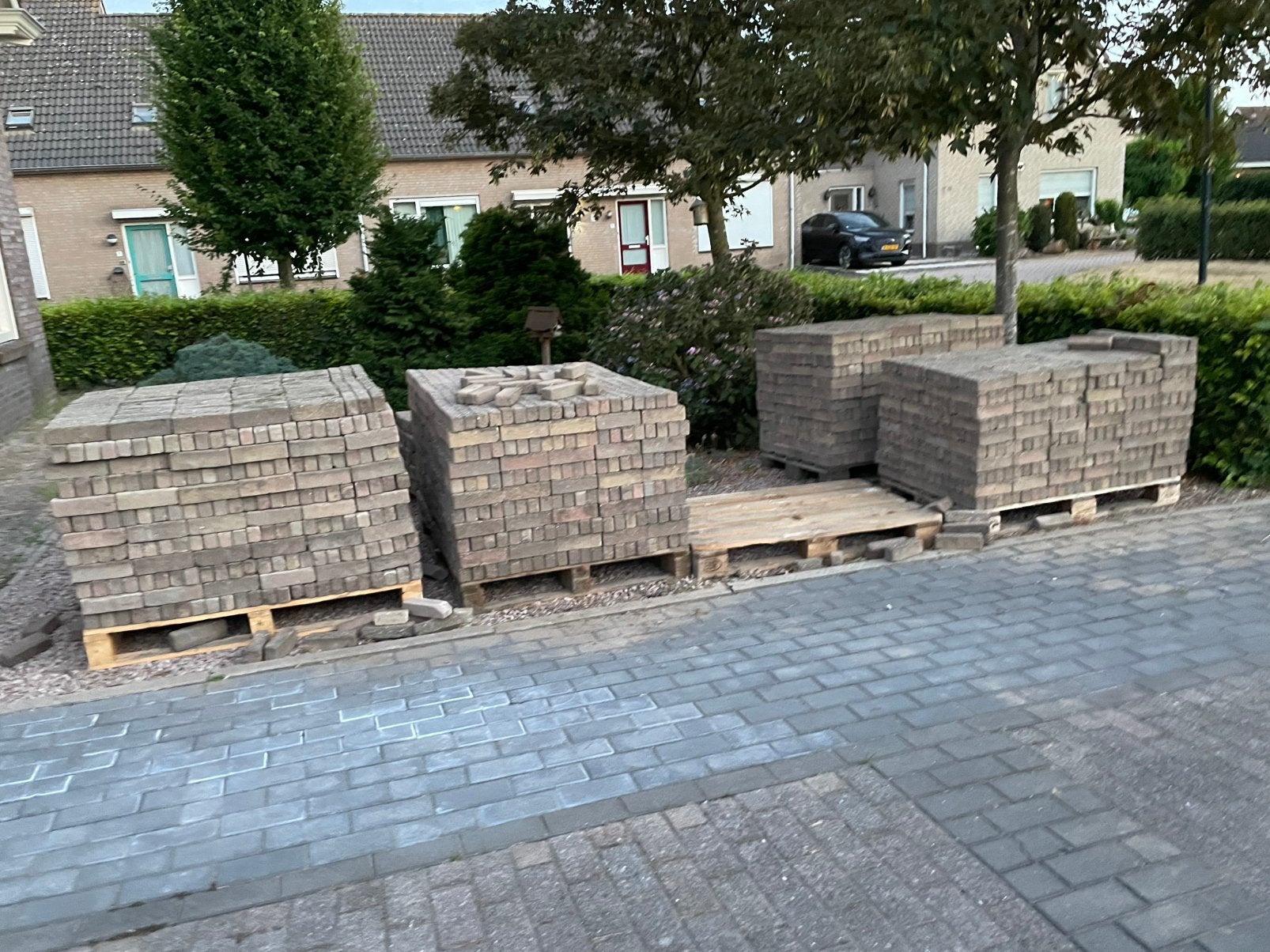 Bestrating walformaat 20-5 bij 6 dik 70m2, Ophalen, Zo goed als nieuw, Beton, Klinkers