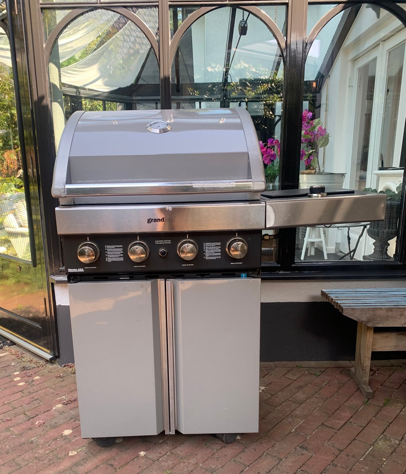 Gasbarbeque, Ophalen, Gebruikt