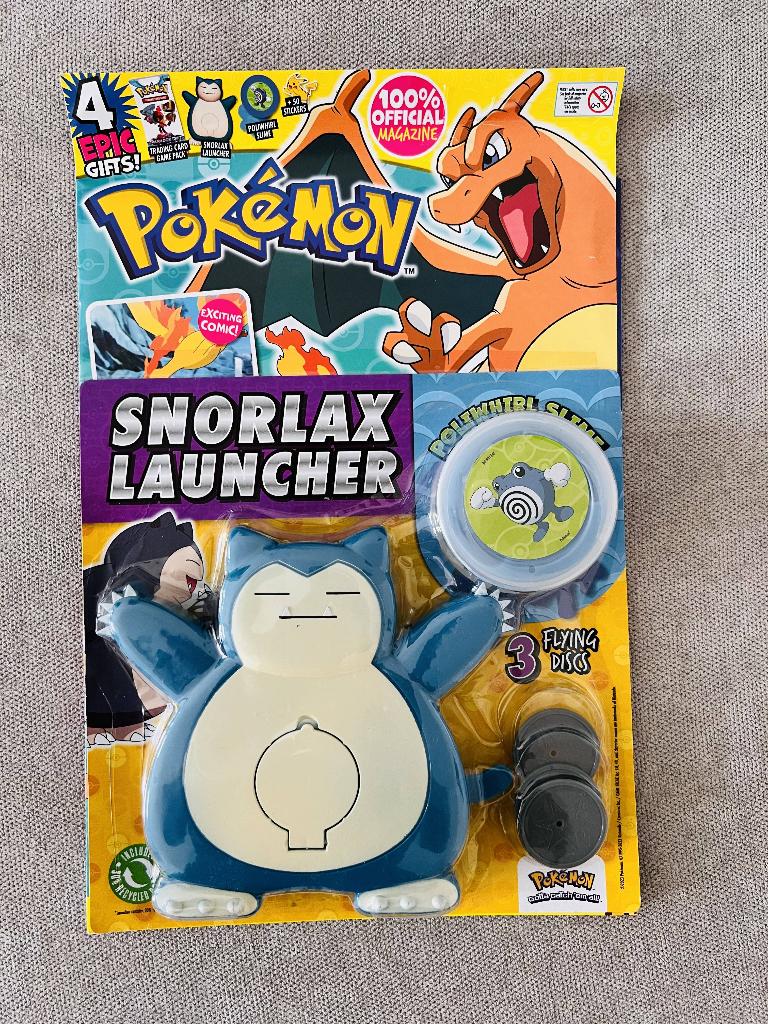 Charizard Snorlax Pokemon Official Magazine Tijdschrift, Hobby en Vrije tijd, Verzamelkaartspellen | Pokémon, Verzenden, Zo goed als nieuw