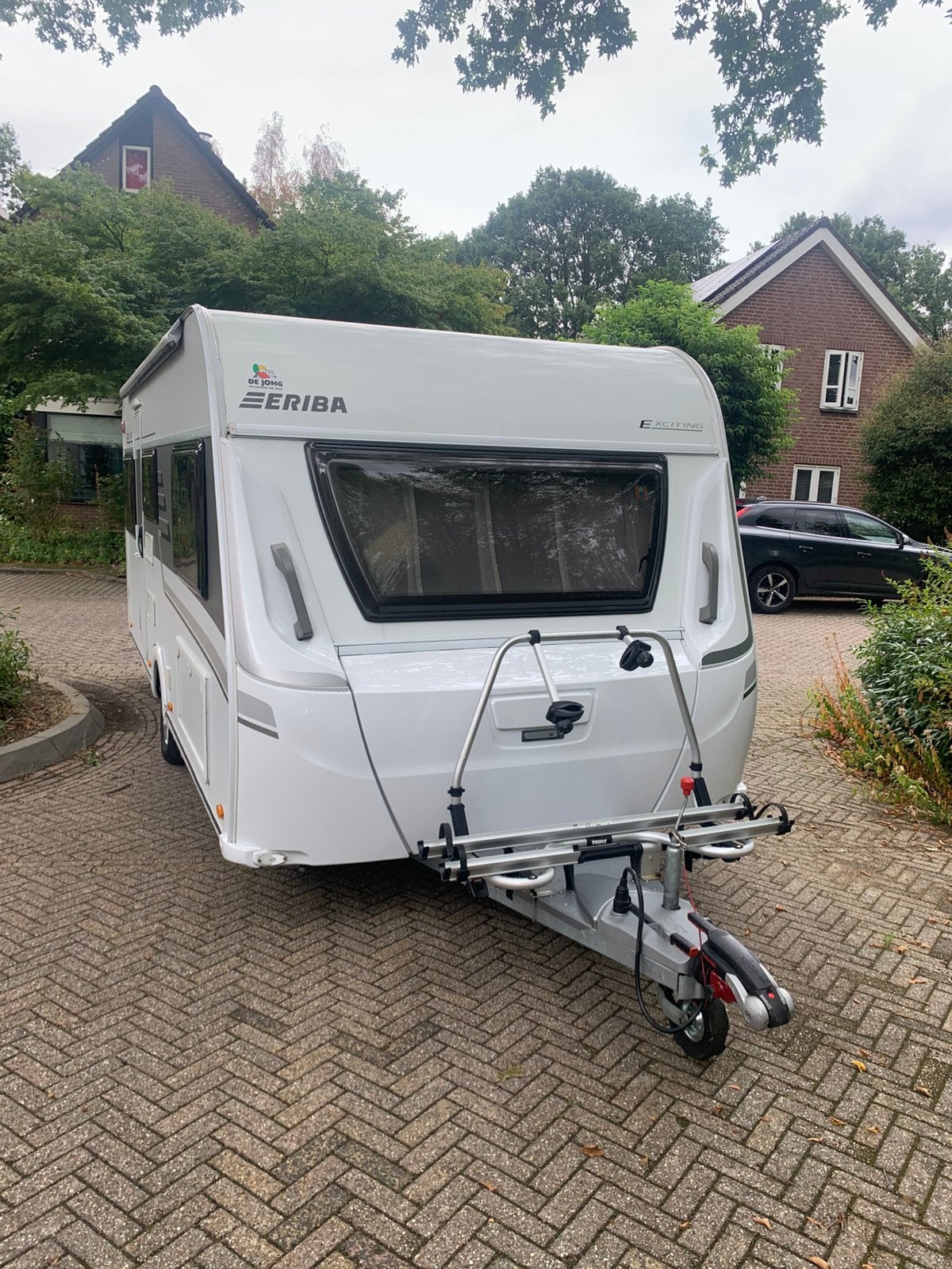 Zeer Mooie Eriba Exciting 471 met Mover , Voortent, Luifel., Caravans en Kamperen, Caravans, Schokbreker, Particulier, 6 tot 7 meter