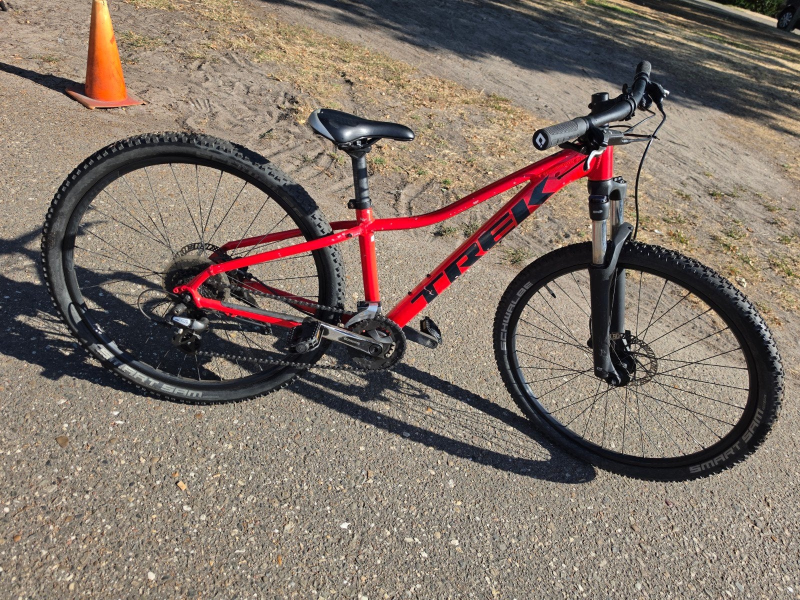 Trek Marlin 6 XS 27.5 inch MTB met hydraulische schijfremmen, Fietsen en Brommers, Gebruikt, Hardtail, Schijfrem, Trek