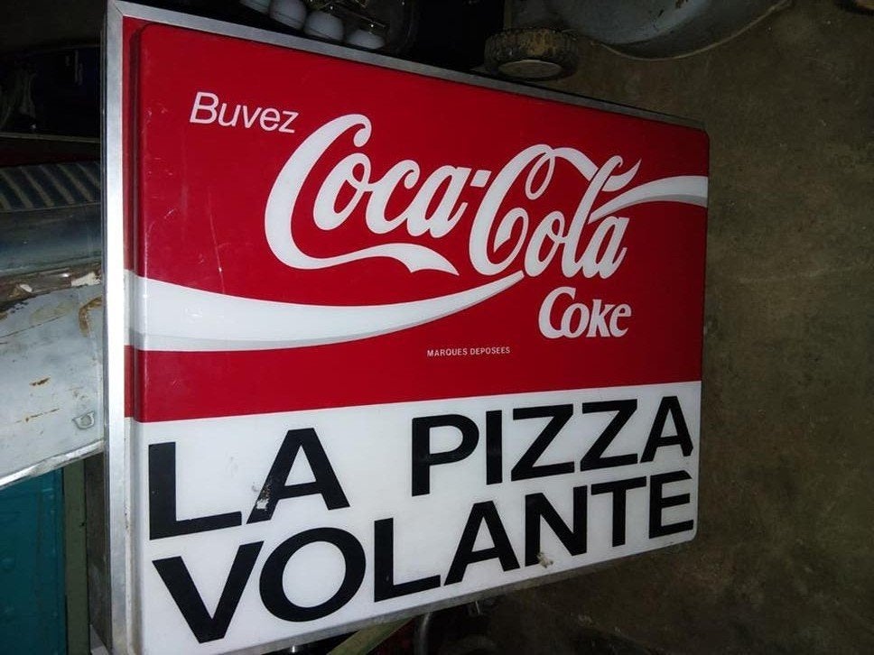 Coca Cola enkelzijdige lichtreclame, Ophalen, Gebruikt, Lichtbak of (neon) lamp