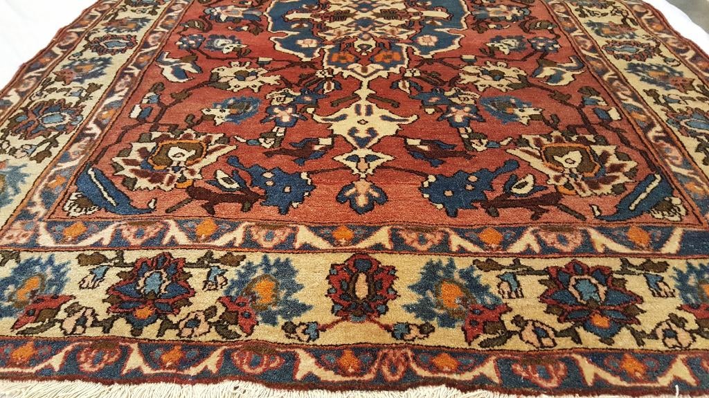 Perzisch tapijt isfahan 200 x 145/Kleed/Kelim/Oosterse/Loper, 100 tot 150 cm, Www.simatapijten.nl, Ophalen of Verzenden, 150 tot 200 cm