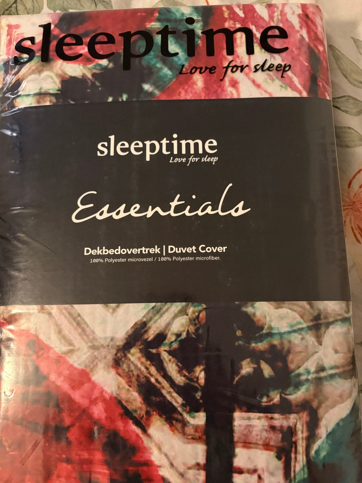 Sleeptime Essentials Dekbedovertrek Manilla Arina Rood, Dekbedovertrek, Ophalen of Verzenden, Overige merken, Polyester