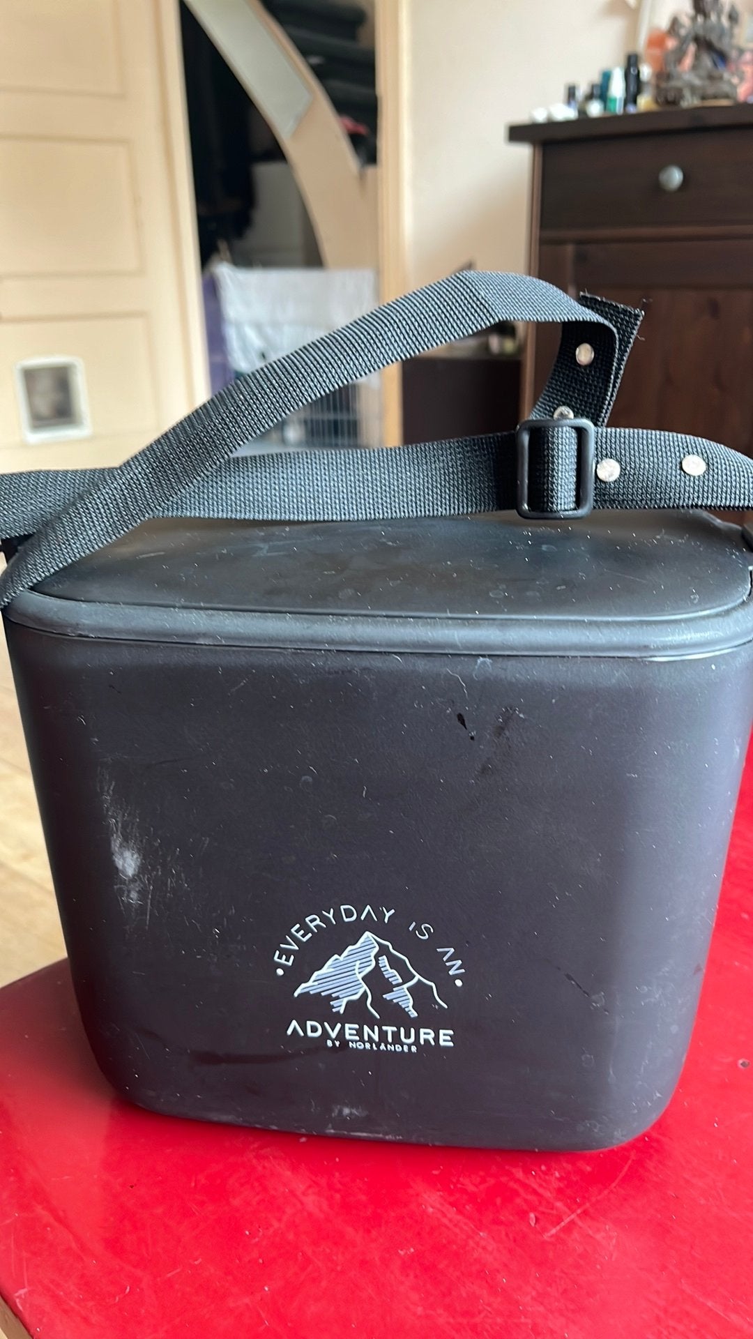 Mini koelbox Adventure, Ophalen
