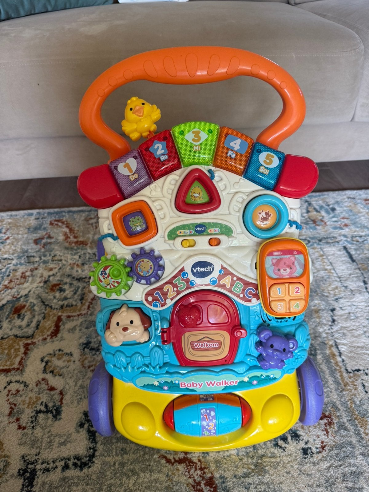 Vtech- Loopwagen- baby walker, Kinderen en Baby's, Speelgoed | Vtech, Ophalen of Verzenden, 6 maanden tot 2 jaar