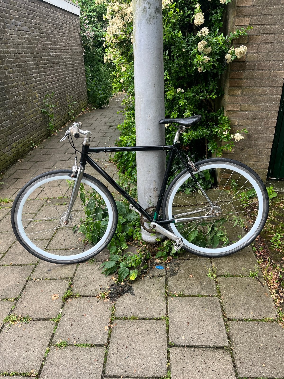 Fixie 28 inch heren, Fietsen en Brommers, Fietsen | Heren | Herenfietsen, Gebruikt, Overige merken, 53 tot 57 cm, Velgrem, Ophalen