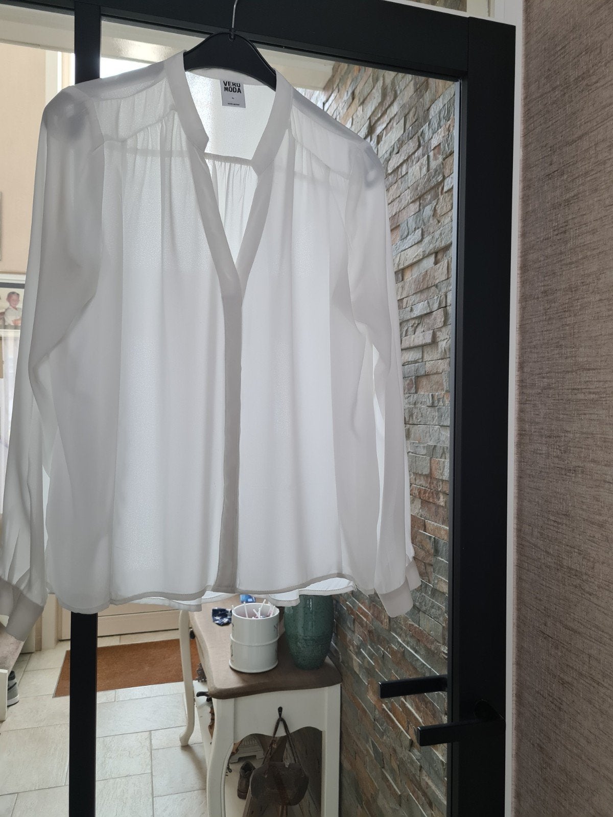Te koop nieuwe dames blouse, merk Vero Moda, maat L, kleur w, Vero Moda, Wit, Maat 42/44 (L), Nieuw