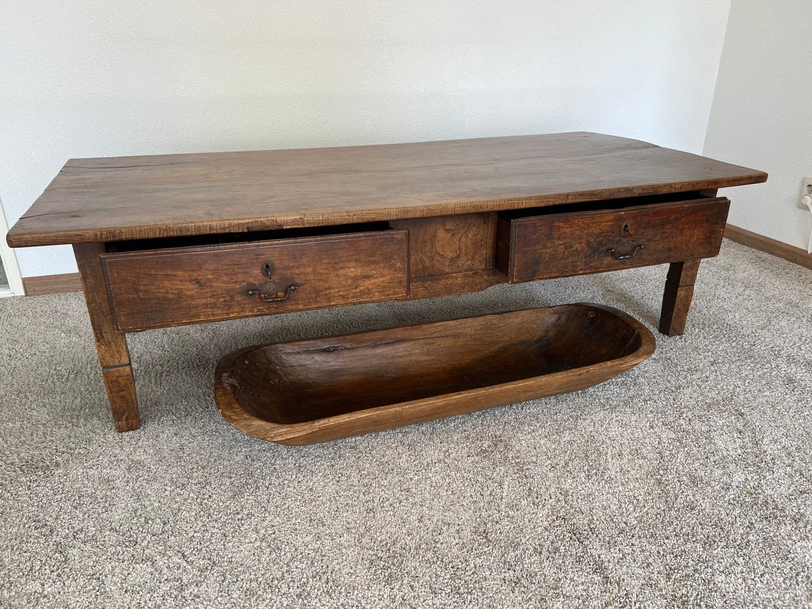 Schitterende oud-Engelse, klassieke salontafel, Ophalen, Gebruikt, 50 tot 75 cm, 50 tot 100 cm