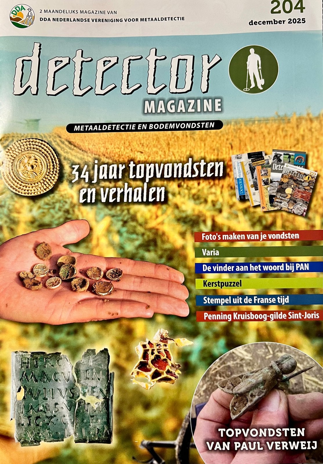 Diverse jaargangen  detector magazine, Ophalen