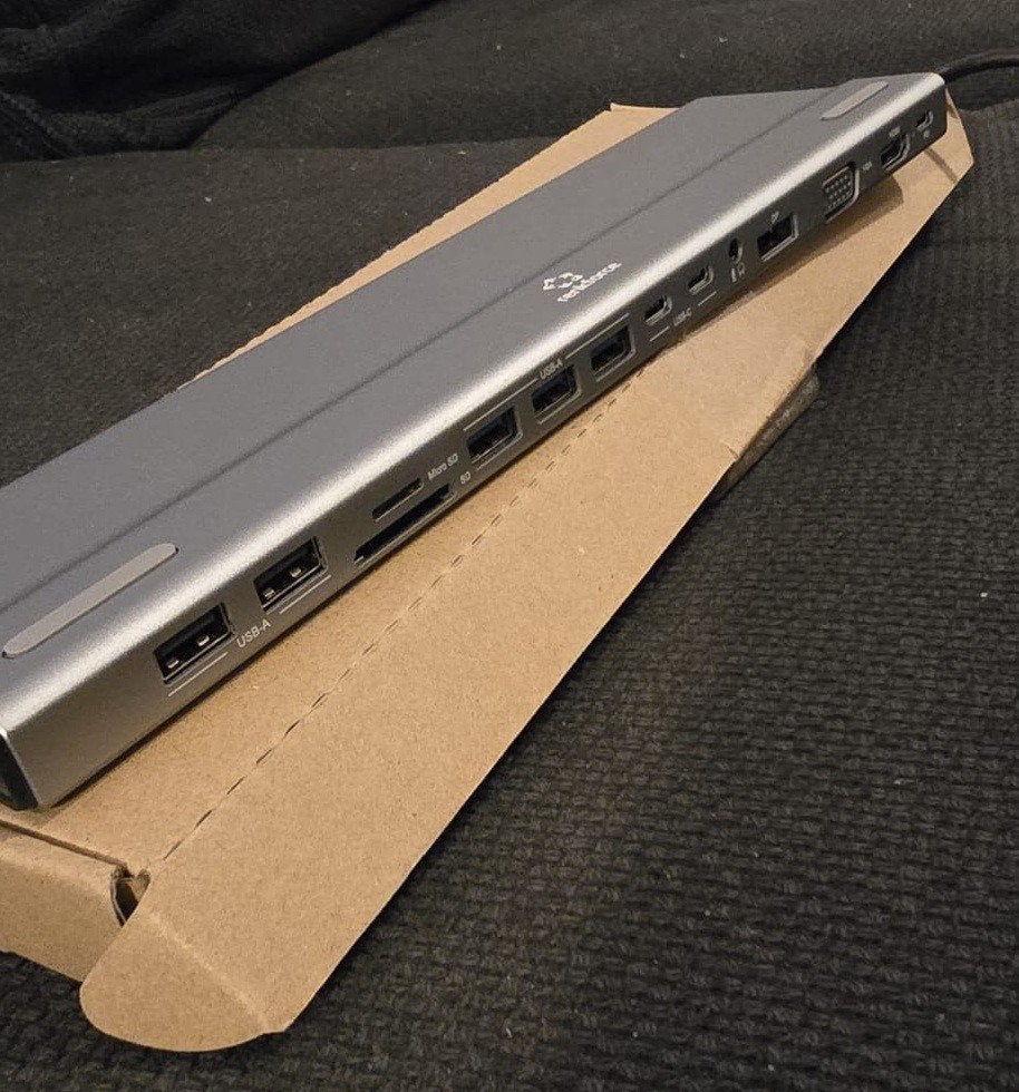 Renkforce RF-DKS-902 USB-C dockingstation, Nieuw, Ophalen of Verzenden, Renkforce, Docking station