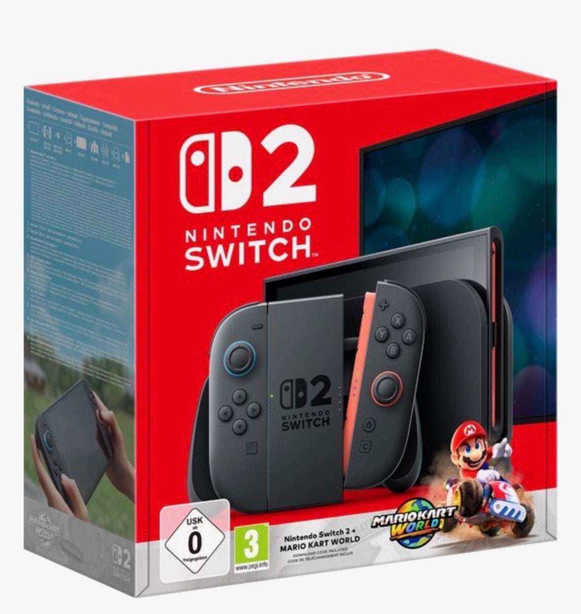 Nintendo Switch 2 Mario Kart world bundel + Overcooked, Spelcomputers en Games, Met games, Met 2 controllers, Ophalen of Verzenden