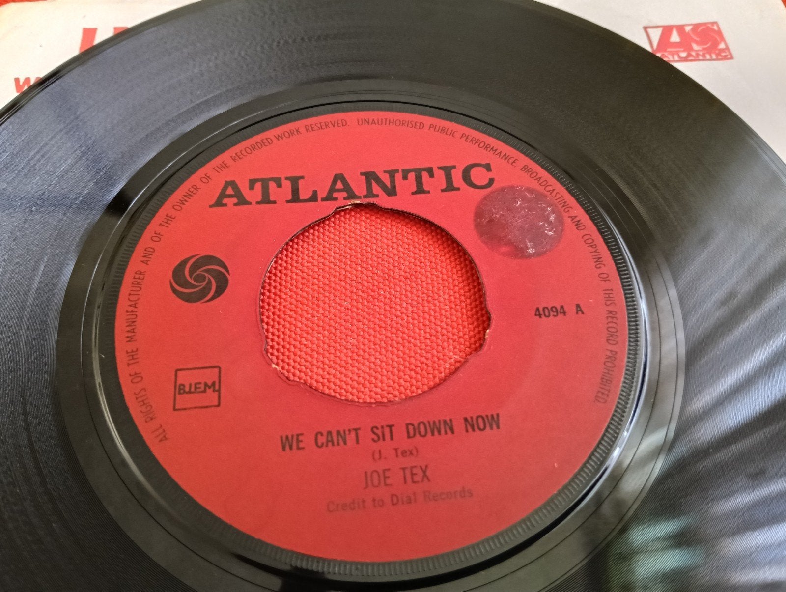 JOE TEX 1969 ATLANTIC LABEL FUNK SOUL, Cd's en Dvd's, Vinyl Singles, Verzenden, Zo goed als nieuw, R&B en Soul