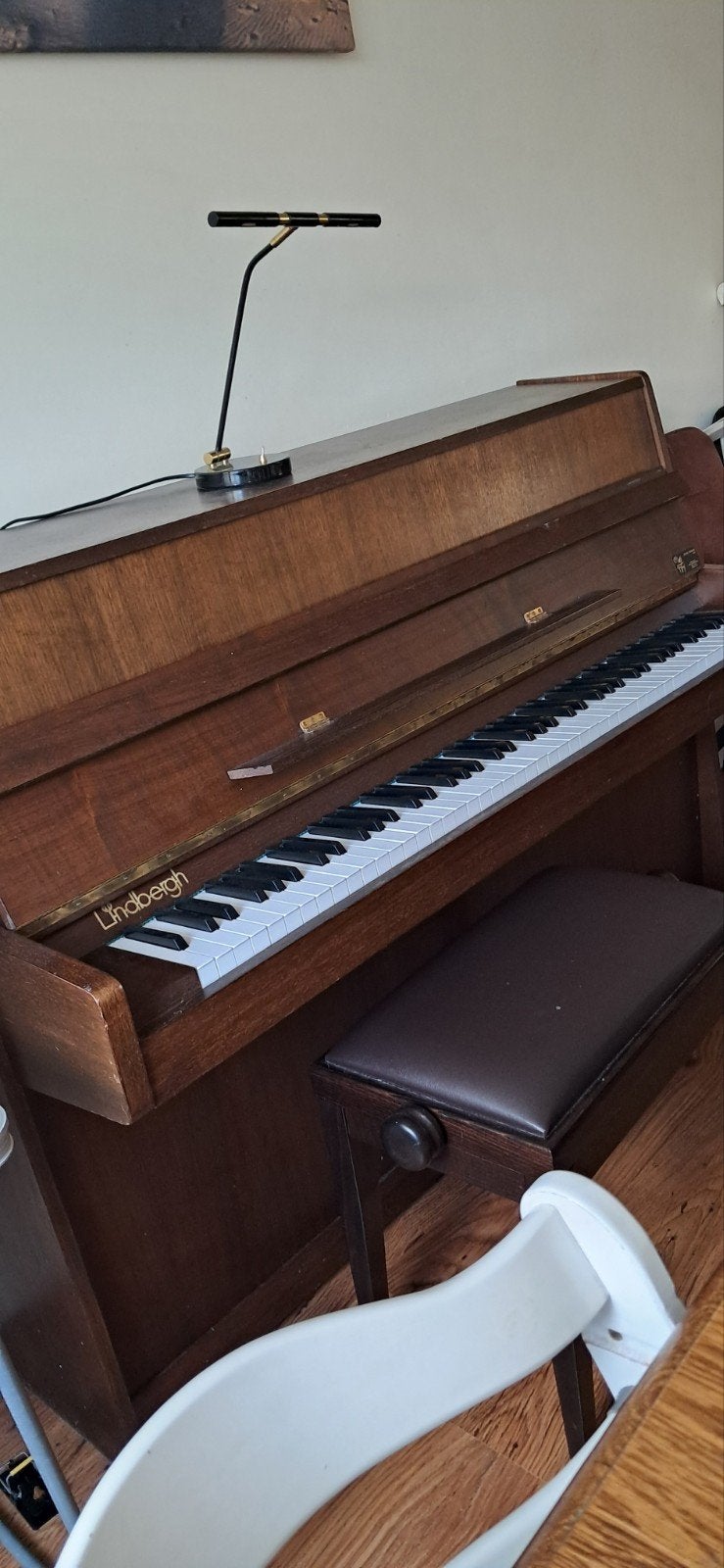 Klassieke piano Lindbergh, Ophalen, Gebruikt, Bruin, Piano