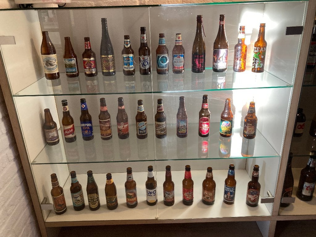 Oude Belgische bierflessen, Verzamelen, Biermerken, Ophalen, Gebruikt, Flesje(s), Overige merken