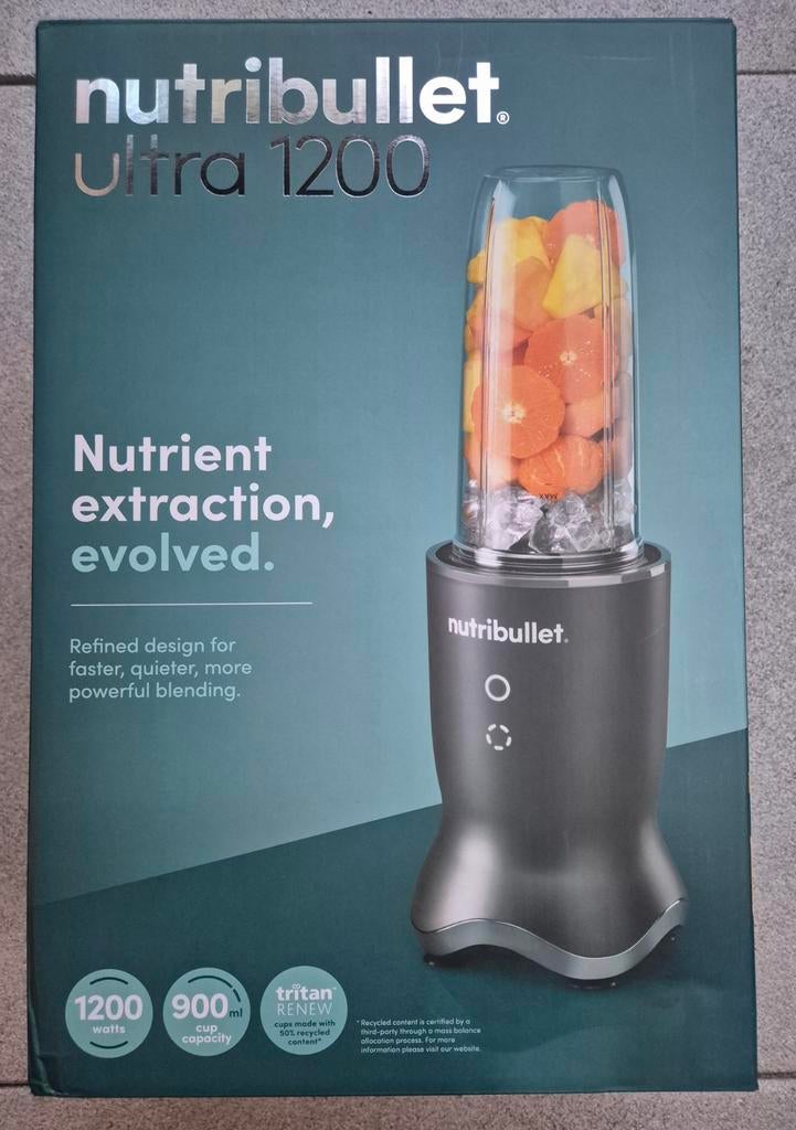 Nutribullet Ultra 1200 blender – NIEUW + doos, Witgoed en Apparatuur, Blenders, Ophalen, Nieuw, Blender
