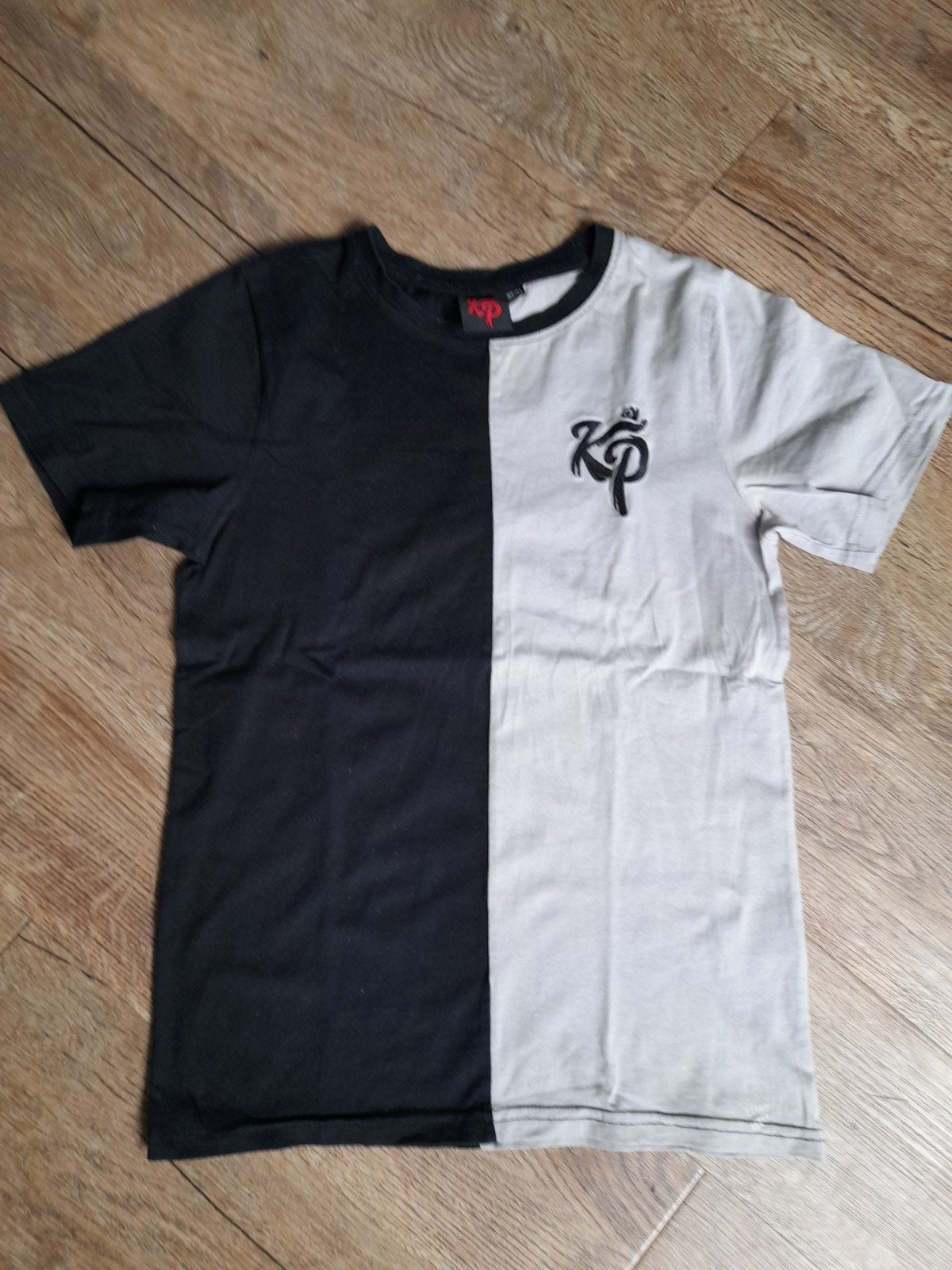 KnolPower T-shirt zwart/wit maat 158/164, Gebruikt, Jongen of Meisje, Knolpower, Ophalen of Verzenden