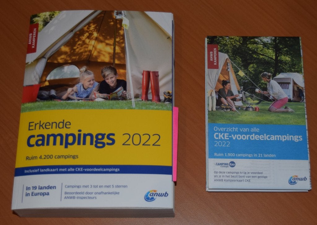 ANWB-gids erkende campings 2022, Ophalen, Europa, Zo goed als nieuw, Campinggids
