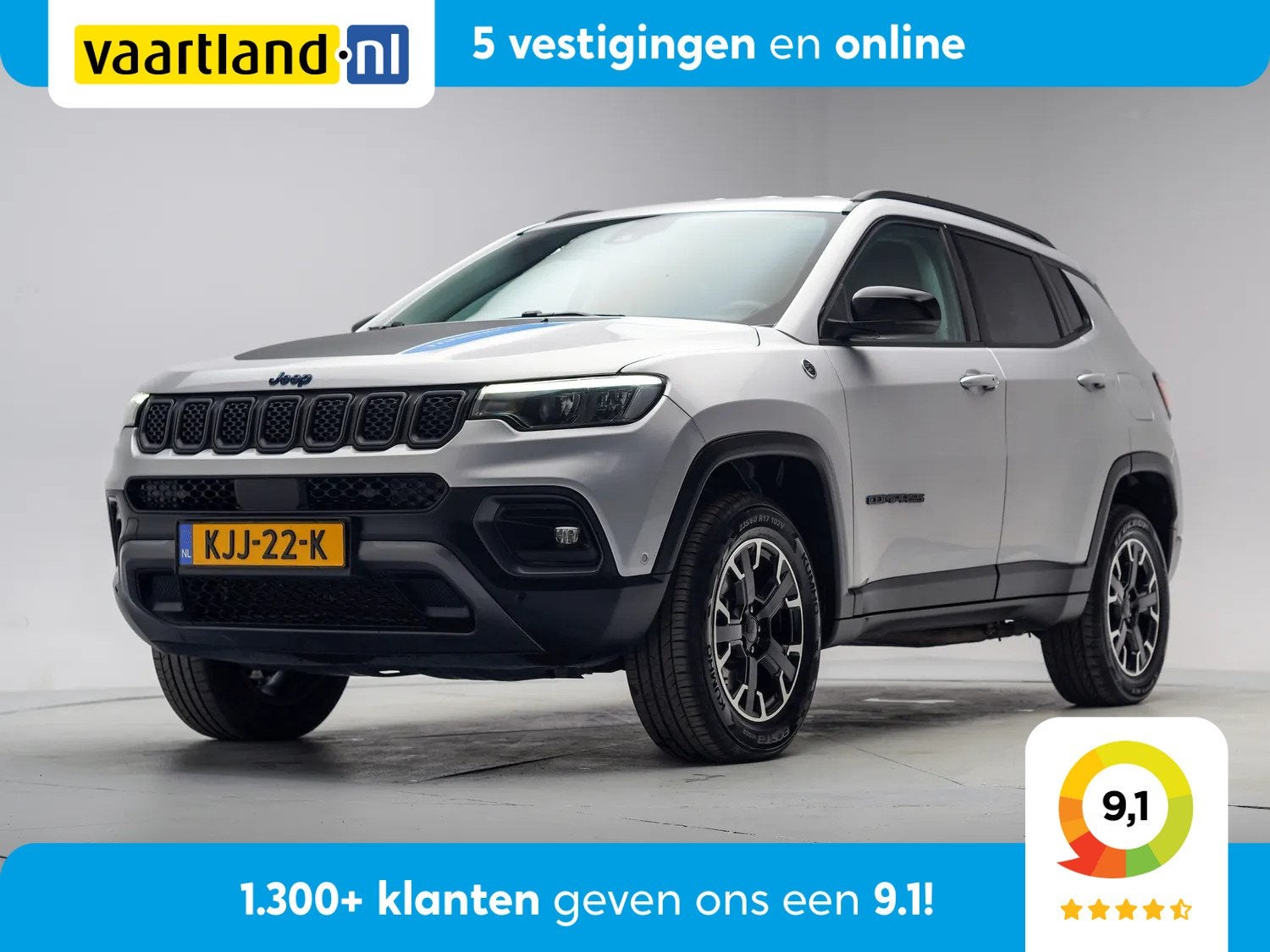 Jeep Compass 4xe 240 Plug-in Hybrid Electric Trailhawk Aut., 4 cilinders, 179 pk, Bedrijf, Hybride Elektrisch/Benzine