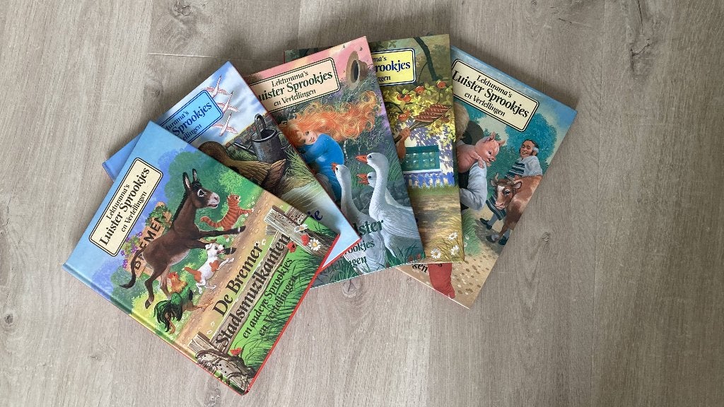 Lekturama's Luister Sprookjes en Vertellingen - 5 boeken, Boeken, Sprookjes en Fabels, Ophalen, Zo goed als nieuw, Diverse auteurs