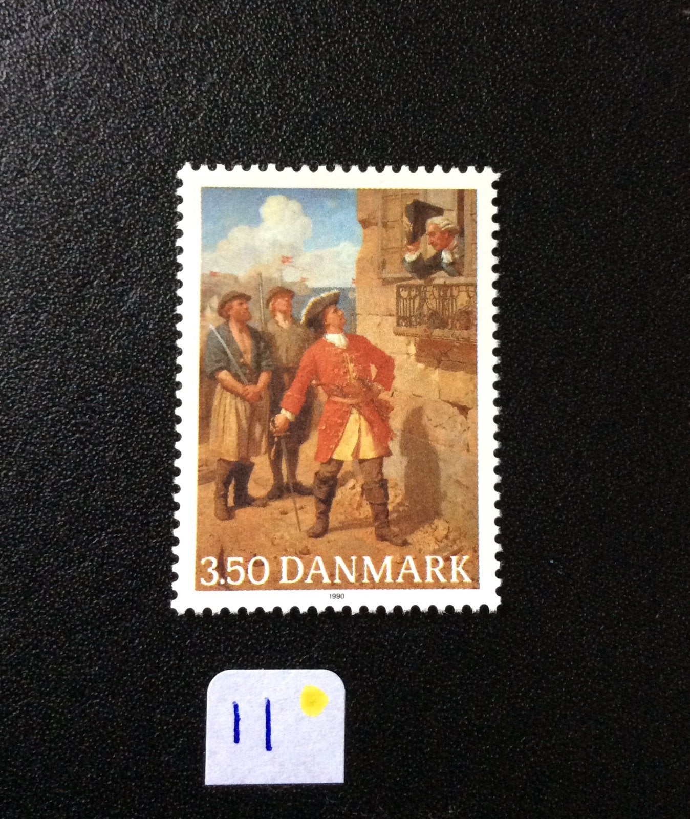 Denemarken postzegel 1990 pfr Mi 990, Ophalen of Verzenden, Denemarken, Postfris