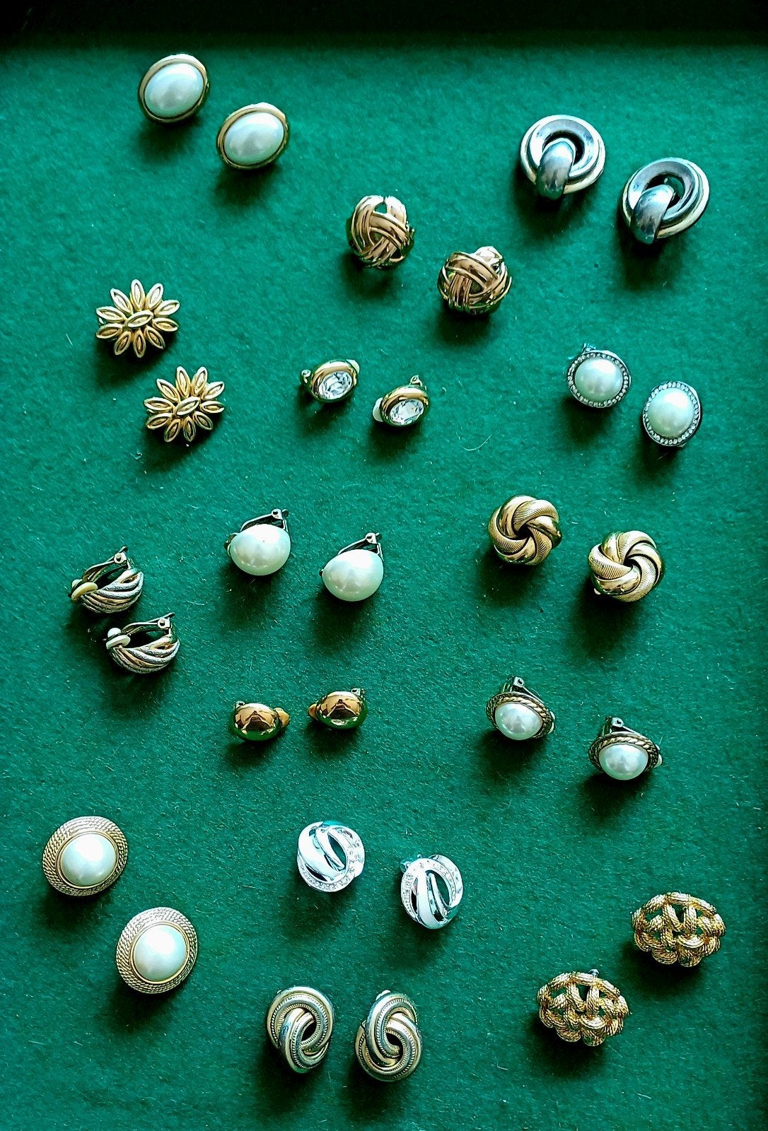 Complete set vintage bijoux oorbellen jaren 80/90, Sieraden, Tassen en Uiterlijk, Oorbellen, Ophalen