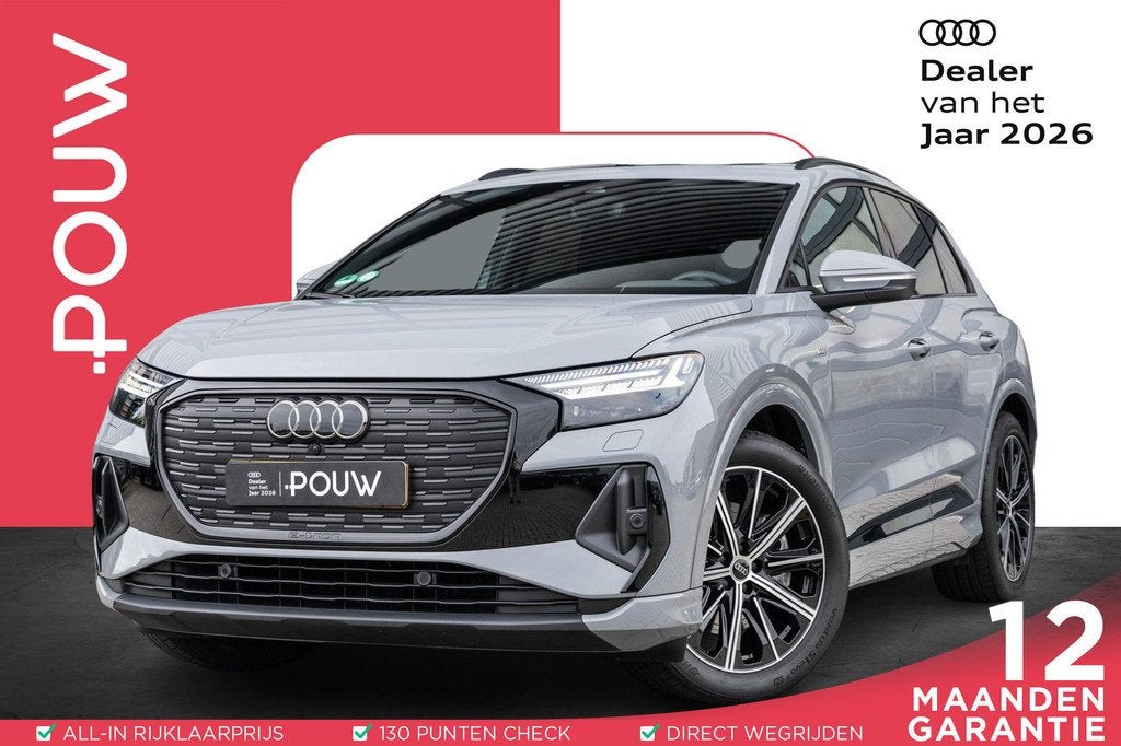 Audi Q4 e-tron 45 286pk S Edition 82 kWh | SoH 99% | Panoram, Auto's, Audi, Automaat, 12 maanden, Achterwielaandrijving, Gebruikt
