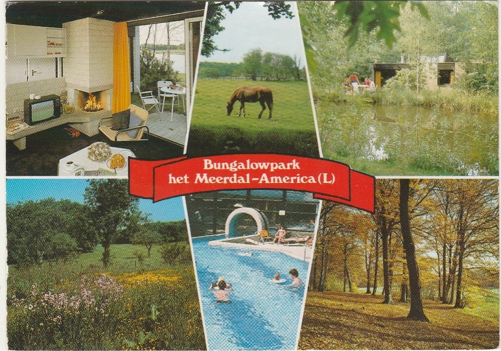 AMERICA Het Meerdal Bungalowpark Center Parcs, Verzenden, 1980 tot heden, Gelopen, Limburg