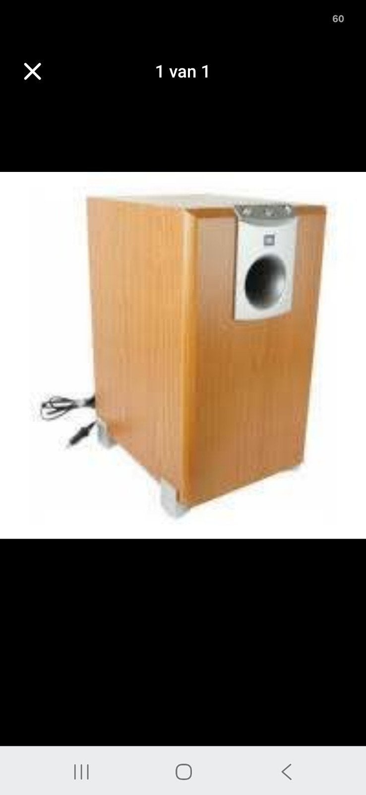 Actieve JBL Subwoofer - Vaste meeneemprijs 20 euro