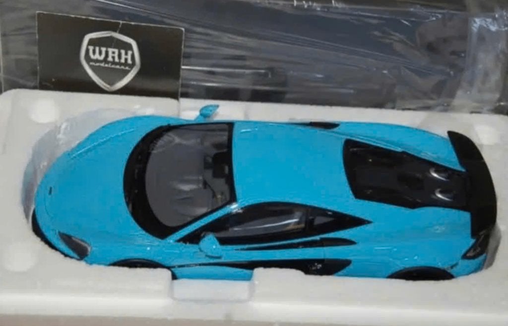 1:18 MCLAREN 600 LT blue GT spirit GT310 in box WRH, Verzenden, Zo goed als nieuw, Auto, Overige merken