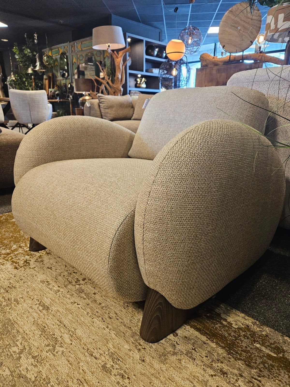 Fauteuil POVI passe-partout, Huis en Inrichting, Fauteuils, Nieuw, Stof, 50 tot 75 cm, Verzenden