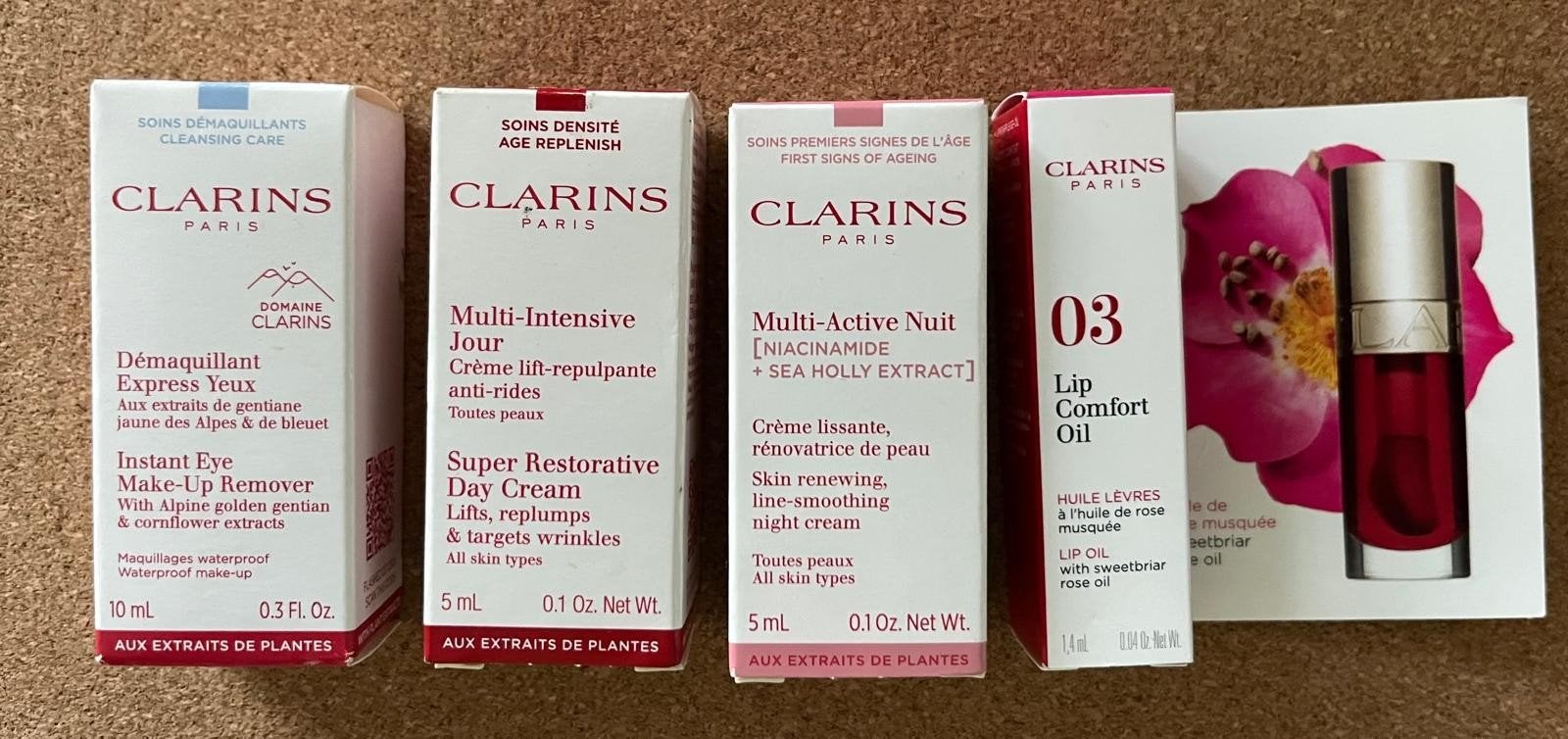 Clarins Crèmes en Make-up Remover Set, Ophalen of Verzenden, Nieuw, Overige typen