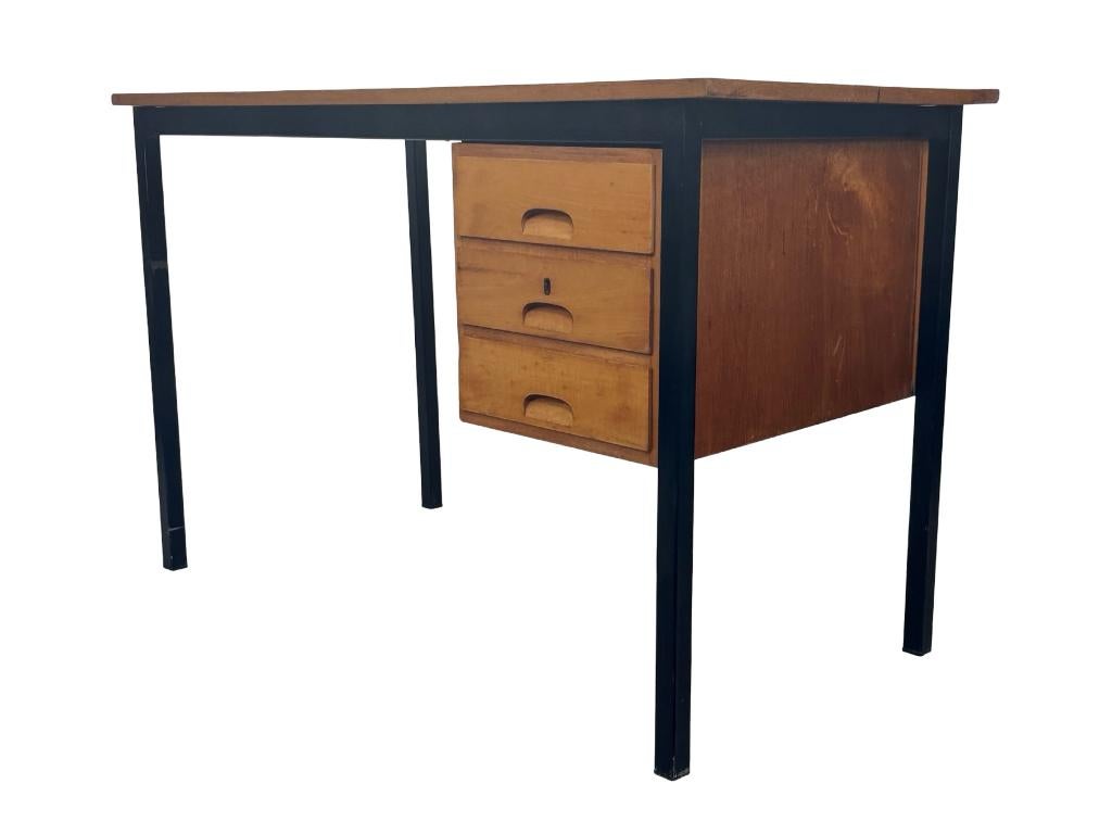 Vintage Bureau Jaren 60 Design Werkplek met lades, Ophalen, Vintage bureau, Vintage bureau, Vintage bureau
