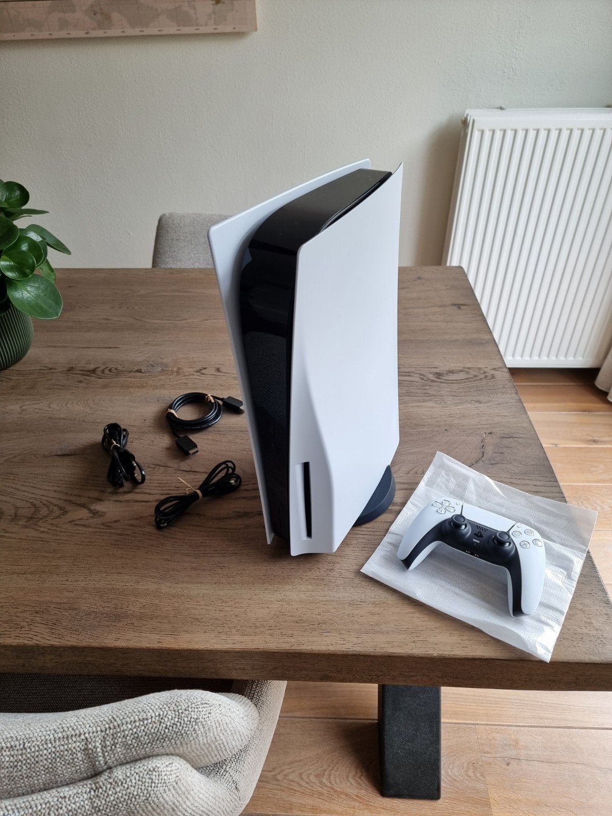 Playstation 5 disc versie + nieuwe controller, Spelcomputers en Games, Spelcomputers | Sony PlayStation 5, Ophalen, Gebruikt, Playstation 5