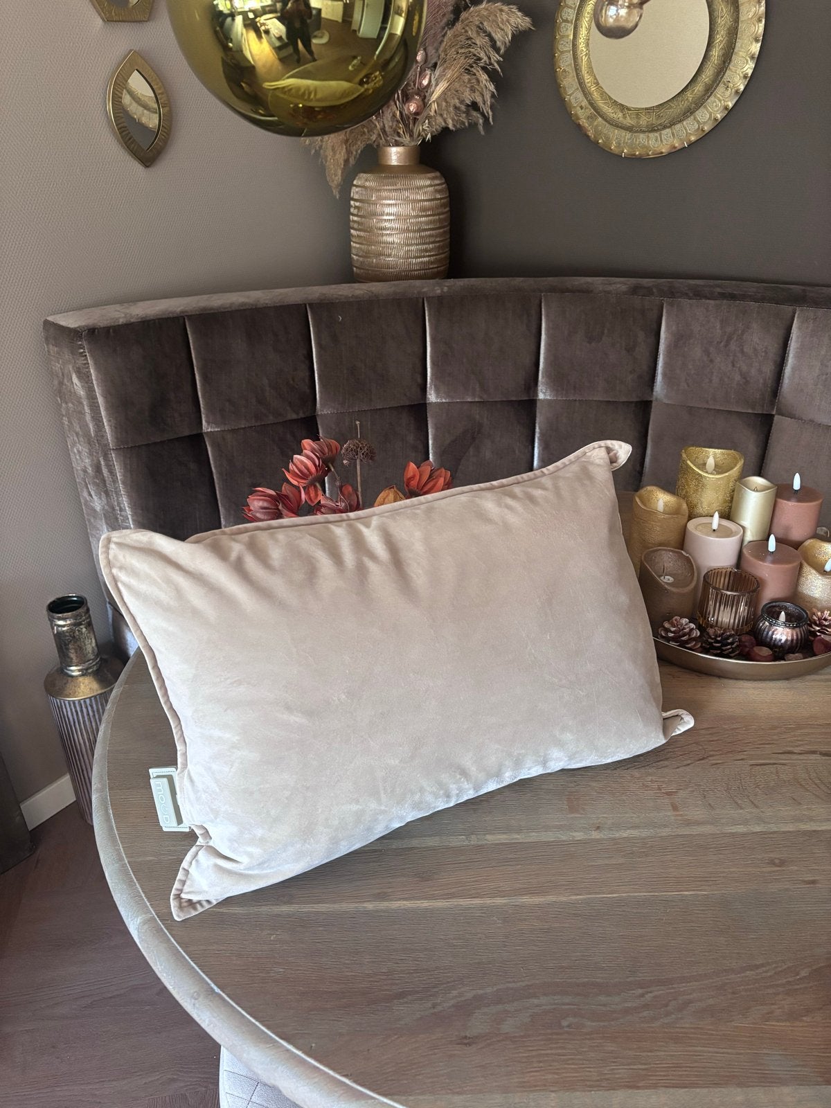 Mood elektrische oplaadbare warmte kussen - Beige Zand, Huis en Inrichting, Overige merken, Inclusief binnenkussen, Beige, Ophalen of Verzenden