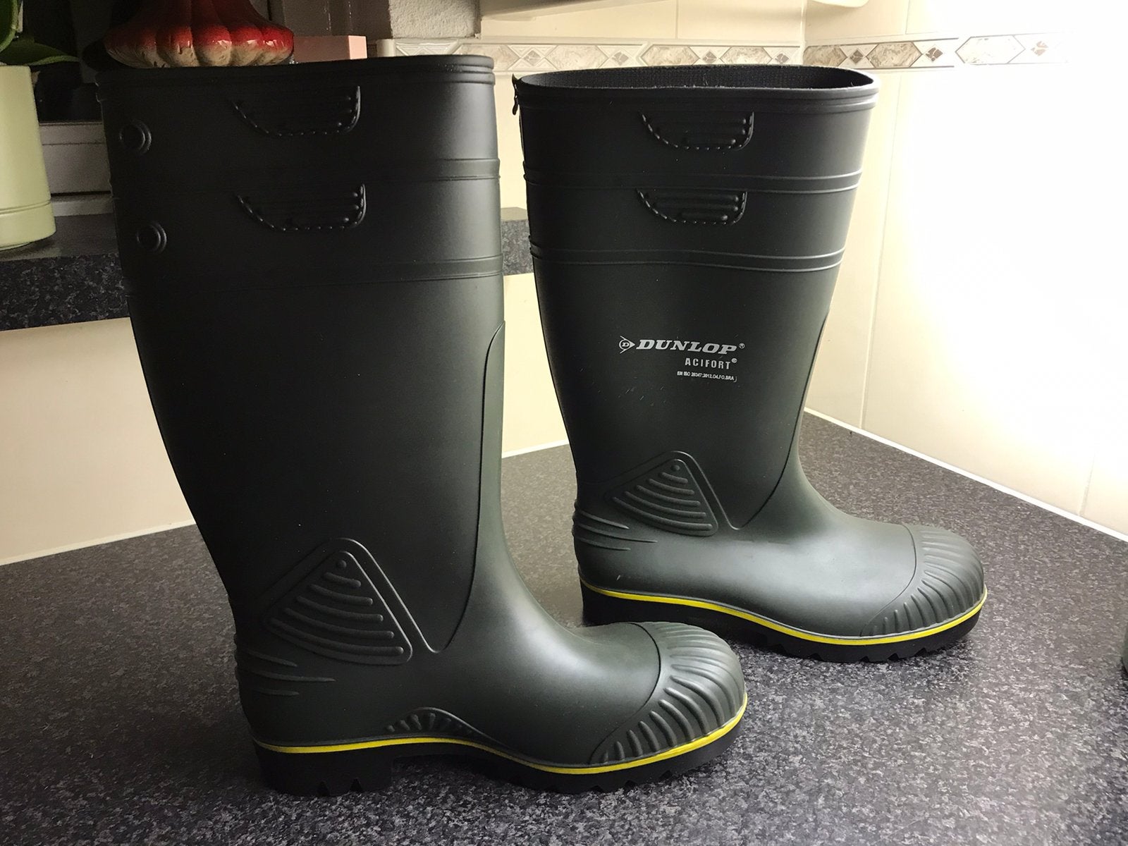 D. Groen  Dunlop Acifort heavy duty werklaars , maat 41, Tuin en Terras, Ophalen of Verzenden, Nieuw, Heren, Laarzen