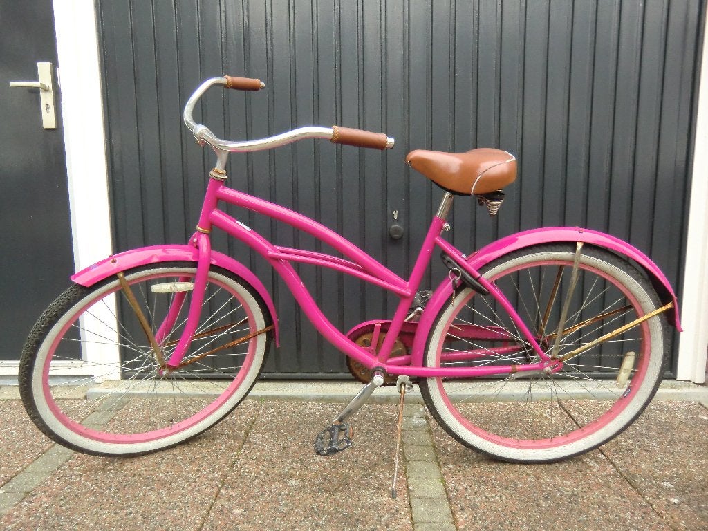 SILAN "Beachcruiser" wielmaat 26 inch, slot en terugtraprem, Ophalen, Gebruikt, Terugtraprem, 26 inch of meer