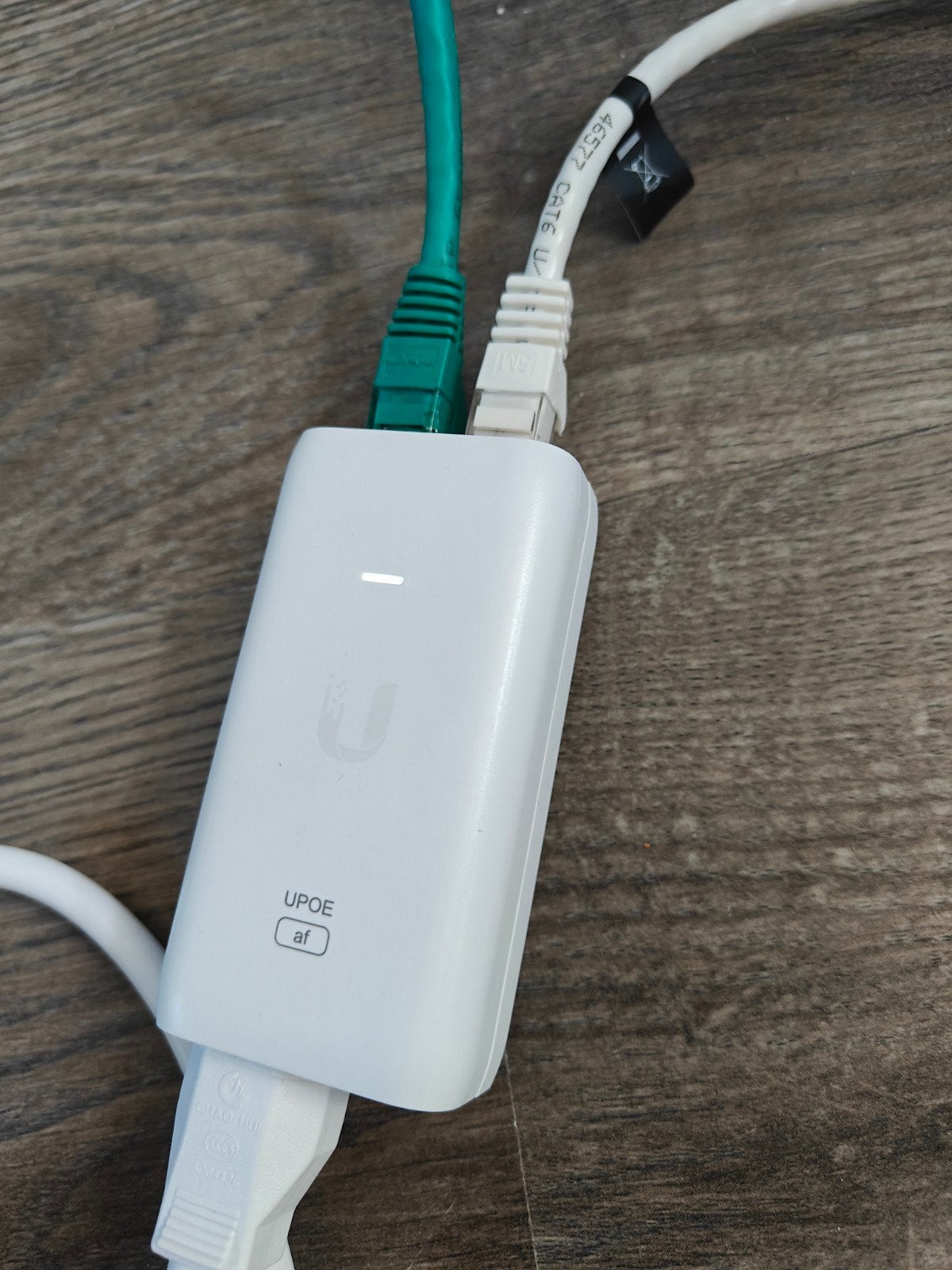 Ubiquiti UPOE-af PoE Injector / Adapter, Ophalen of Verzenden, Zo goed als nieuw, Ubiquiti