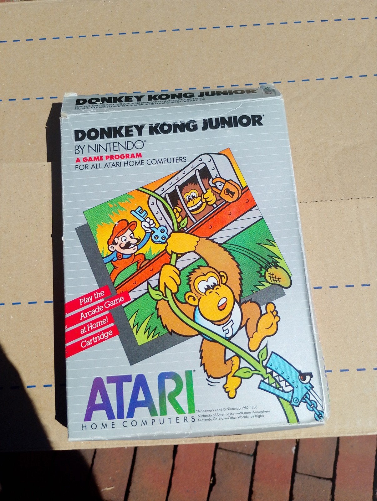 Donkey Kong Junior Atari Home Computers (RX 8040), Gebruikt, 1 speler, Ophalen of Verzenden, Vanaf 3 jaar