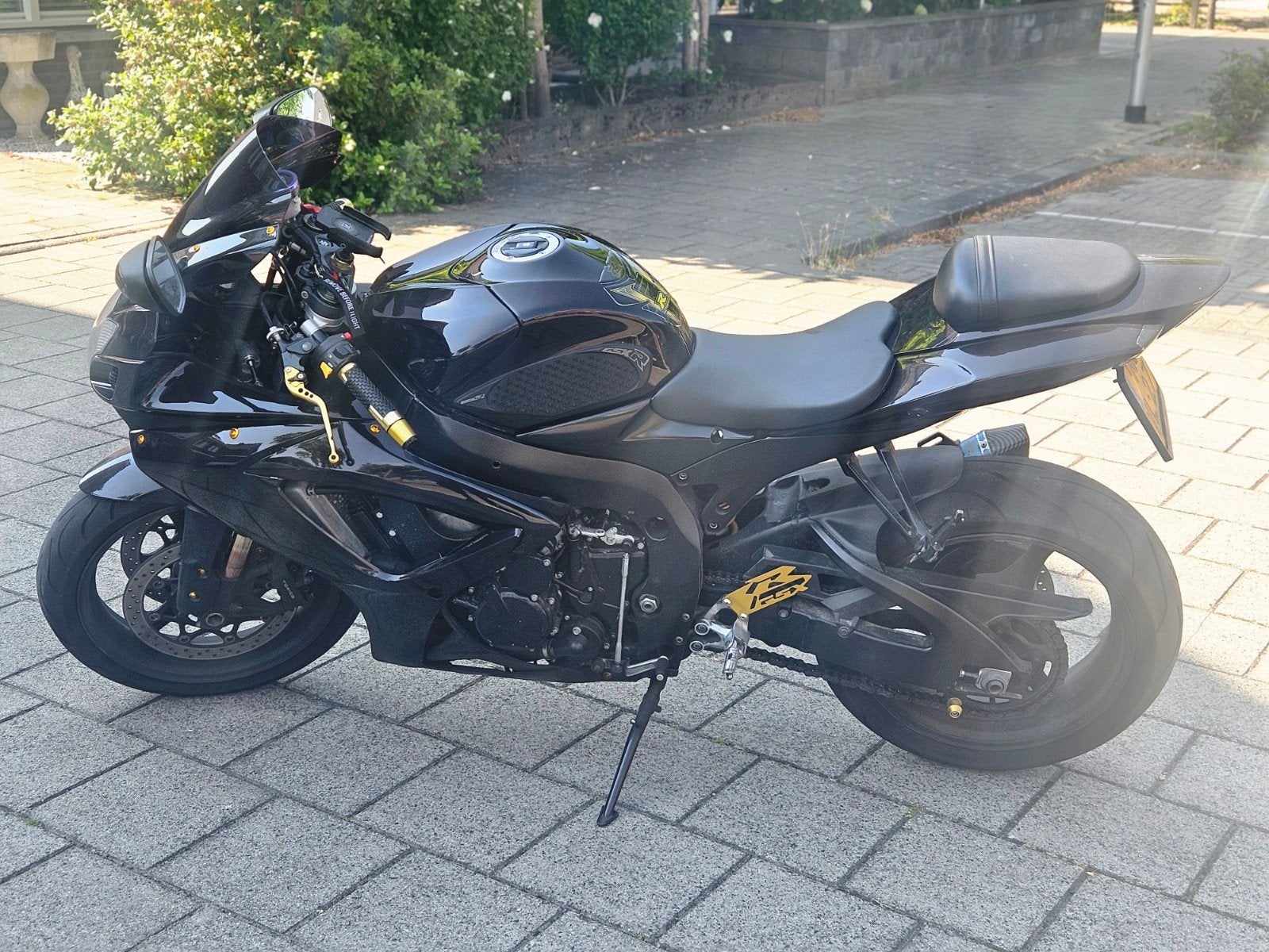 Suzuki GSX-R 750cc Sportmotor - Zwart, Krachtig en Klaar!, Motoren, Motoren | Suzuki, Sportuitlaat, 4 cilinders, Motorrijbewijs A